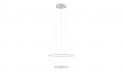 B-Leuchten LED-Pendelleuchte, Nickel matt/ chrom abgesetzt -Innenleuchten Verkaufsladen 665188 3 202110202232