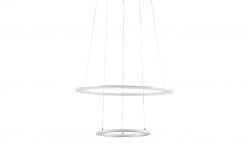 B-Leuchten LED-Pendelleuchte, Nickel matt/ chrom abgesetzt -Innenleuchten Verkaufsladen 665188 4 202110202232