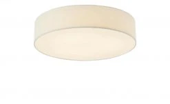 KHG LED-Deckenleuchte, 1-flammig, Stoffschirm weiß -Innenleuchten Verkaufsladen 665215 6 202101182236