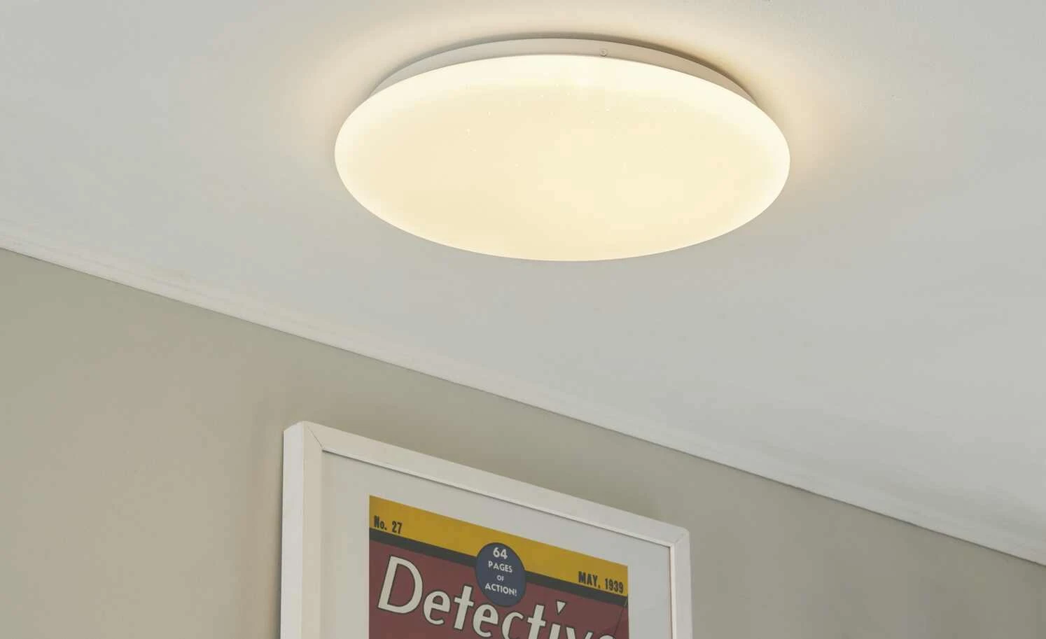 Paul Neuhaus LED-Deckenleuchte, weiß mit Bewegungsmelder 1 Paul Neuhaus LED-Deckenleuchte, weiß mit Bewegungsmelder