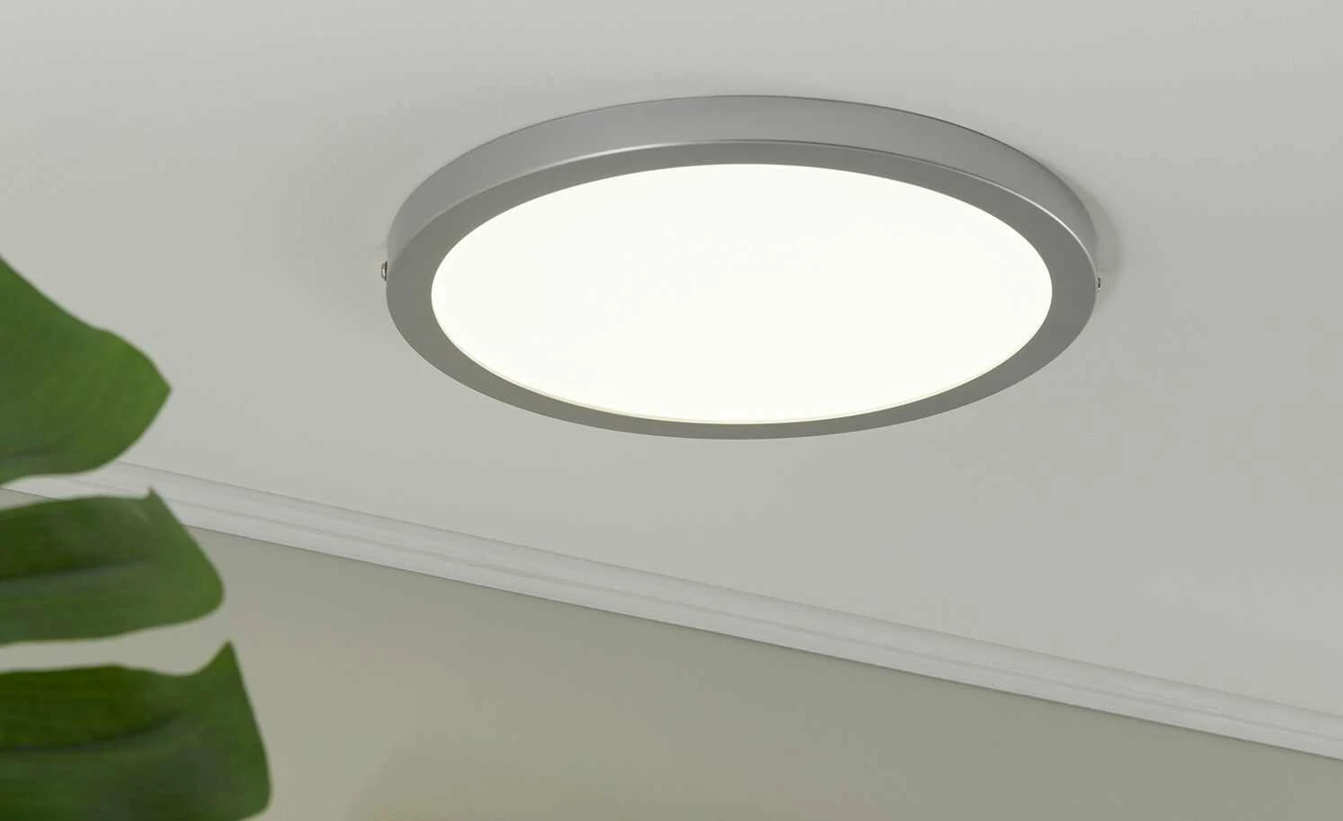 LED-Panel, chrom-matt, rund 1 LED-Panel, chrom-matt, rund