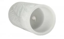 LED-Echtwachs-Kerzen 2er-Set, grau mit Federoptik -Innenleuchten Verkaufsladen 665439 5 202201191242