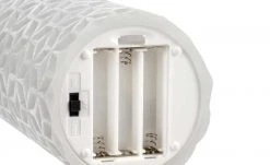 LED-Echtwachs-Kerzen 2er-Set, weiß -Innenleuchten Verkaufsladen 665440 6 202201191242