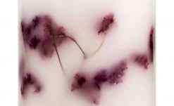 LED-Echtwachs-Kerzen 2er-Set, weiß mit Blumen -Innenleuchten Verkaufsladen 665443 5 202201191242