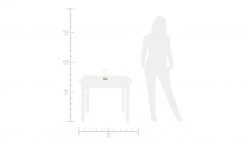 KHG Tischleuchte, 1-flammig, Glaszylinder Weiß -Innenleuchten Verkaufsladen 684129 1 201912162233