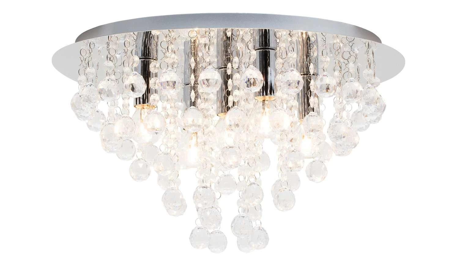 Deckenleuchte rund mit Acrylbehang 1 Deckenleuchte rund mit Acrylbehang