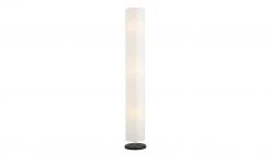 HOME STORY Stehlampe mit weißem Papierschirm rund