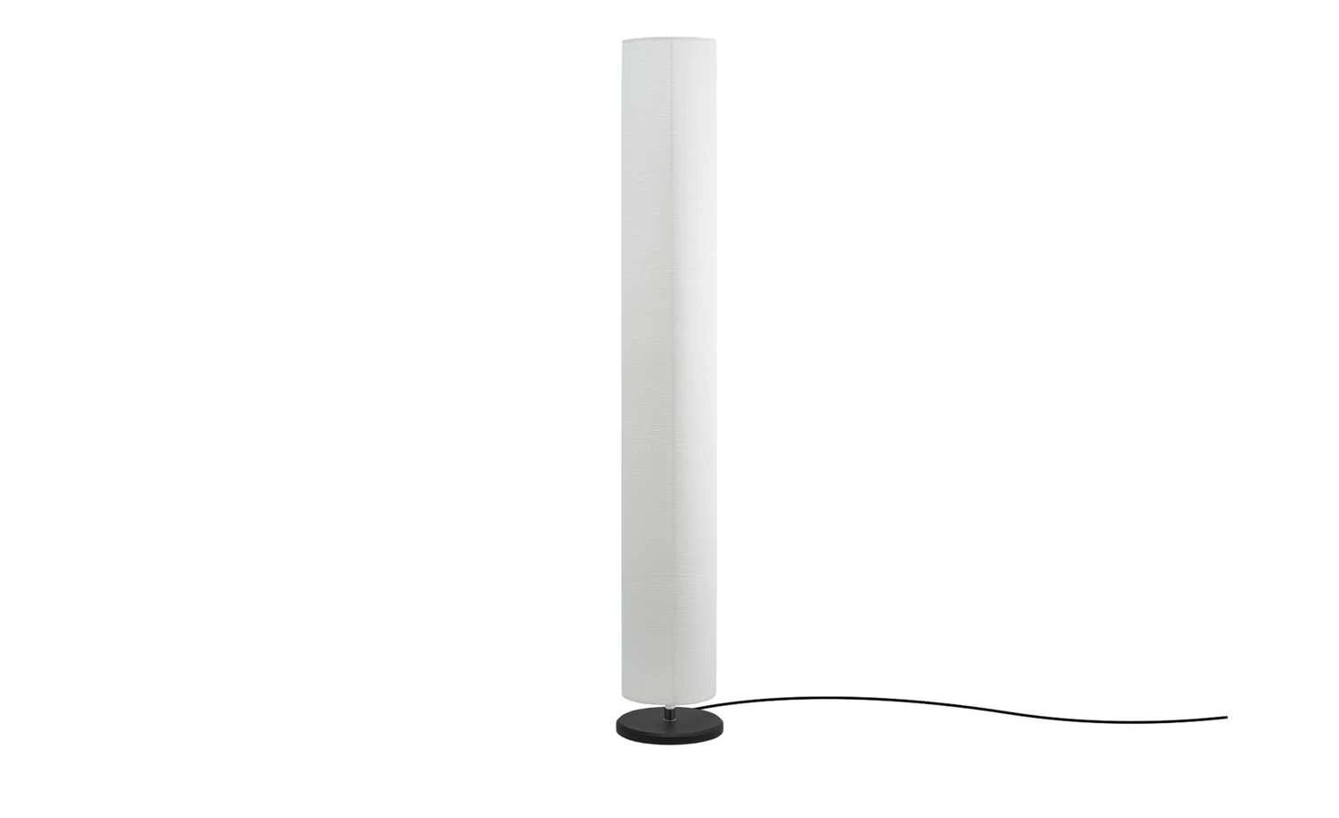 HOME STORY Stehlampe mit weißem Papierschirm rund 2 HOME STORY Stehlampe mit weißem Papierschirm rund – Bild 2