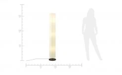 HOME STORY Stehlampe mit weißem Papierschirm rund 11 HOME STORY Stehlampe mit weißem Papierschirm rund -Innenleuchten Verkaufsladen 687323 7 201911212245