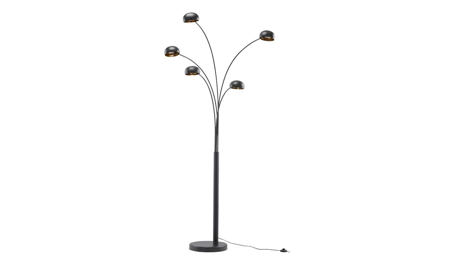 HOME STORY Bogenleuchte schwarz mit 5 Armen 13 HOME STORY Bogenleuchte schwarz mit 5 Armen – Bild 13