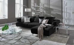 HOME STORY Bogenleuchte mit weißem Stoffschirm 87 HOME STORY Bogenleuchte mit weißem Stoffschirm -Innenleuchten Verkaufsladen 688647 13 202002140030