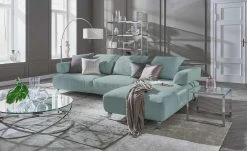 HOME STORY Bogenleuchte mit weißem Stoffschirm 83 HOME STORY Bogenleuchte mit weißem Stoffschirm -Innenleuchten Verkaufsladen 688647 17 202002140030