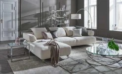 HOME STORY Bogenleuchte mit weißem Stoffschirm 96 HOME STORY Bogenleuchte mit weißem Stoffschirm -Innenleuchten Verkaufsladen 688647 4 202001212235