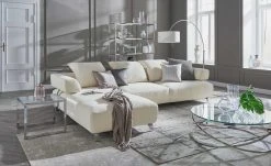 HOME STORY Bogenleuchte mit weißem Stoffschirm 94 HOME STORY Bogenleuchte mit weißem Stoffschirm -Innenleuchten Verkaufsladen 688647 6 202002140030