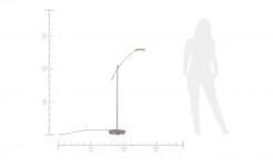 Trio LED-Leseleuchte nickel matt schwenkbar 9 Trio LED-Leseleuchte nickel matt schwenkbar -Innenleuchten Verkaufsladen 688655 5 202106082233