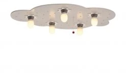 Deckenleuchte Sternenhimmel Holz weiß