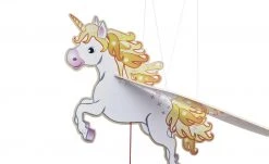 Deckenleuchte, rosa Einhorn 5-flammig -Innenleuchten Verkaufsladen 692467 4 202106091239