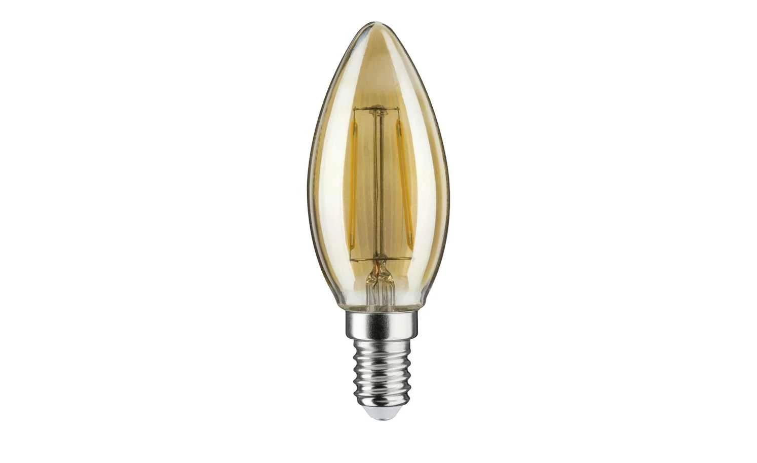 LED Vintage Kerze E14/2W gold 2 LED Vintage Kerze E14/2W gold – Bild 2